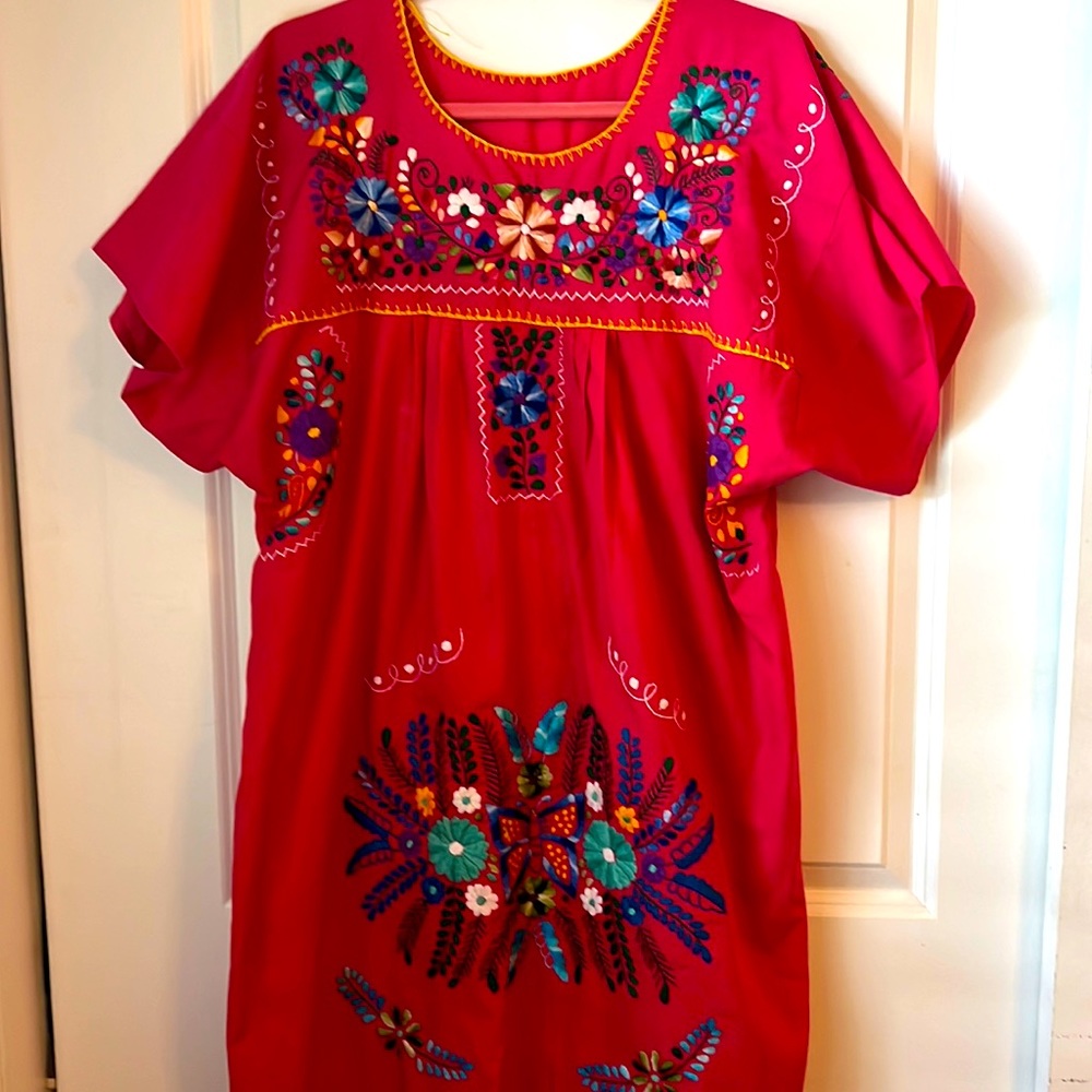 Mexican embroidered Dress